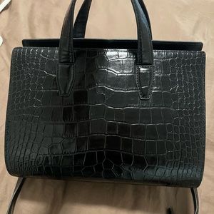 Alexander Wang Black crocodile bag